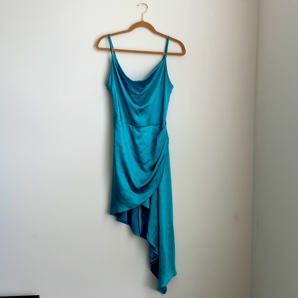 ELLIATT Jacinda Dress in Turquoise (Size Small)